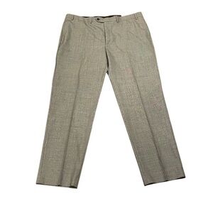 NEW 40x32 Mens Ralph Lauren Pants Houndstooth Black White Dress Pants Slacks